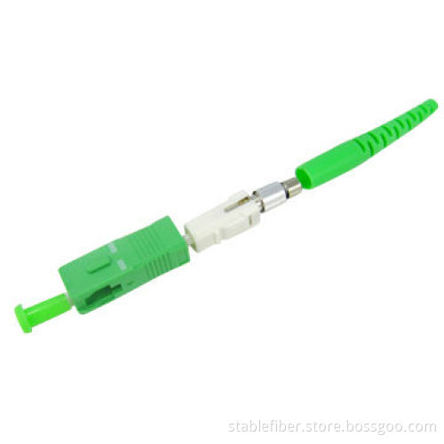 SC/SM APC Fiber-optic Connector in Pre-domed Ceramic Ferrule Design for Easy Assembly